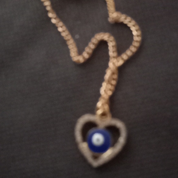 2 in 1 Evil eye and white beaded necklace - Picture 4 of 4